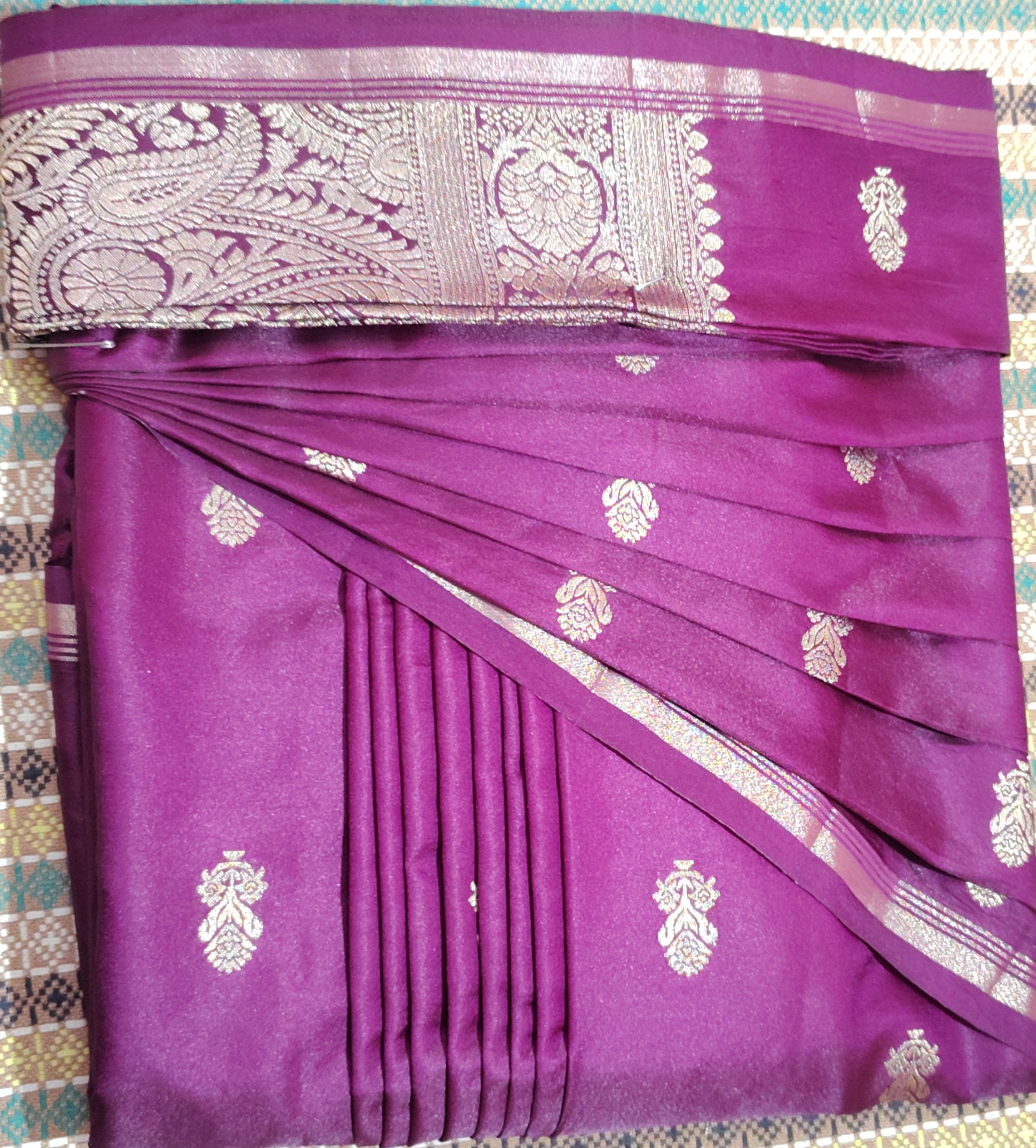 Box Pleat Saree 4